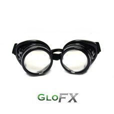 Goggles black diffraction